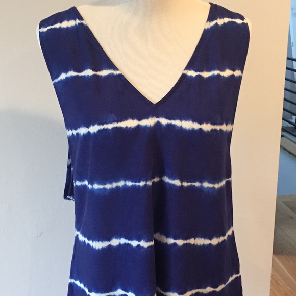 F21 Blue Tie Dye Romper - Picture 6 of 6